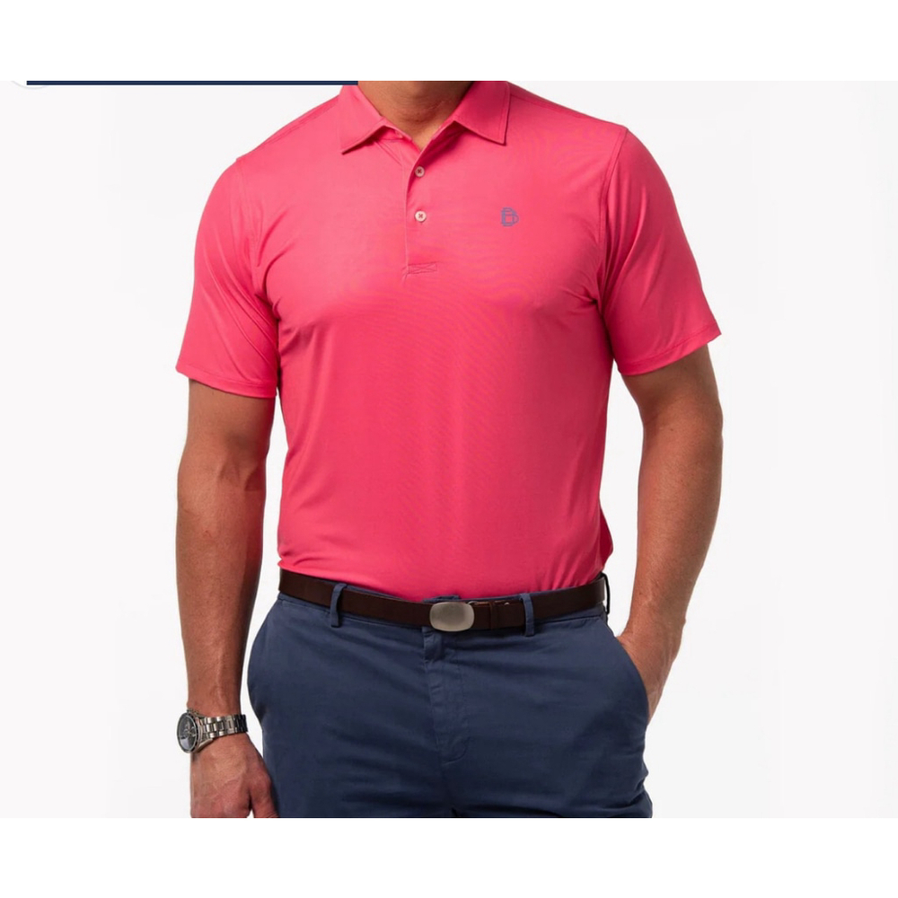 DRADDY MENS SPORT RYAN POLO SIZE XL - Ransom (Red) Blue Logo - Picture 2 of 8